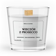 Świeca zapachowa sojowa WIECZÓR Z PROSECCO 200ml