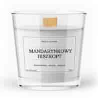 Świeca zapachowa sojowa MANDARYNKOWY BISZKOPT 200ml