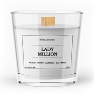 Świeca zapachowa sojowa LADY MILLION 200ml