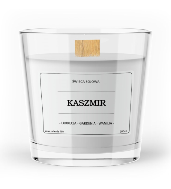 Świeca zapachowa sojowa KASZMIR 200ml