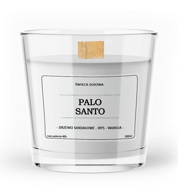 Świeca zapachowa sojowa PALO SANTO 200ml