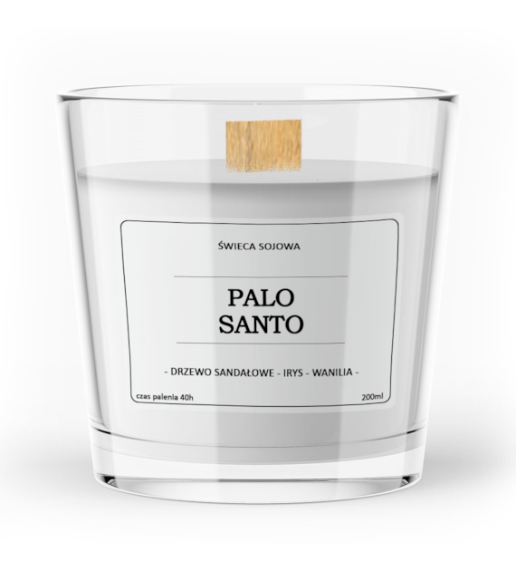 Świeca zapachowa sojowa PALO SANTO 200ml