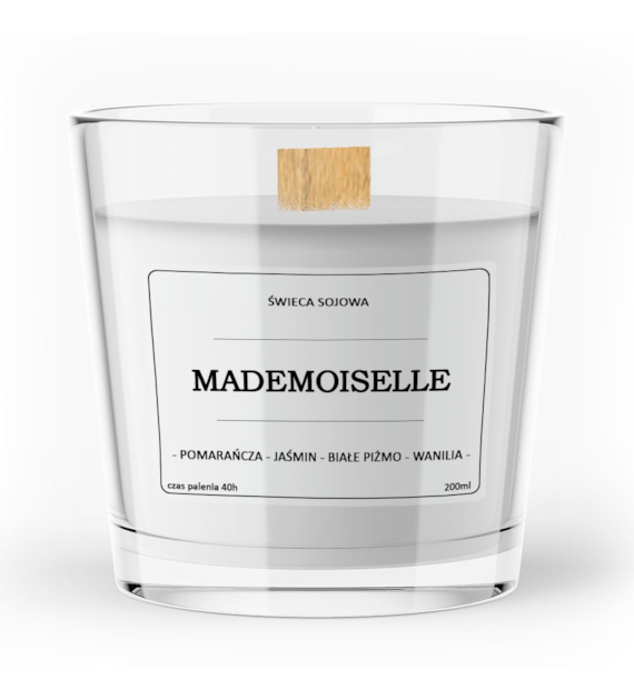 Świeca zapachowa sojowa MADEMOISELLE 200ml