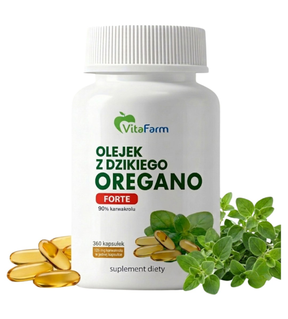 Olejek Oregano Forte kapsułki miękkie 360 szt.
