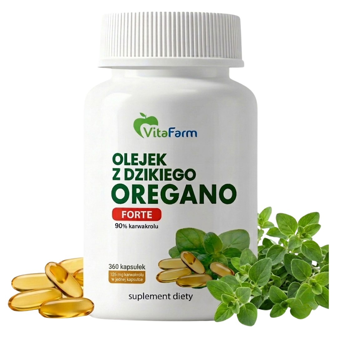 Olejek Oregano Forte kapsułki miękkie 360 szt.