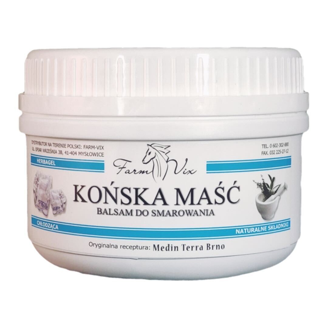 KOŃSKA MAŚĆ CHŁODZĄCA 350g Farm-Vix