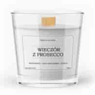 Świeca zapachowa sojowa WIECZÓR Z PROSECCO 200ml