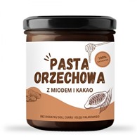 Pasta orzechowa z miodem i kakao 300g