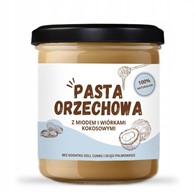 Pasta orzechowa z miodem i kokosem 300g