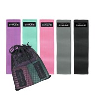 Zestaw 5 taśm materiałowych do ćwiczeń 5szt