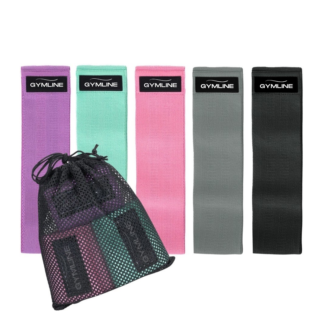 Zestaw 5 taśm materiałowych do ćwiczeń 5szt