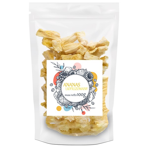 Ananas liofilizowany 100g