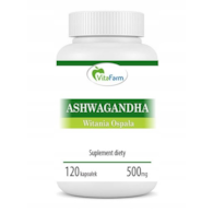 Ashwagandha (Witania ospała) kapsułki pullulan 500mg 120szt
