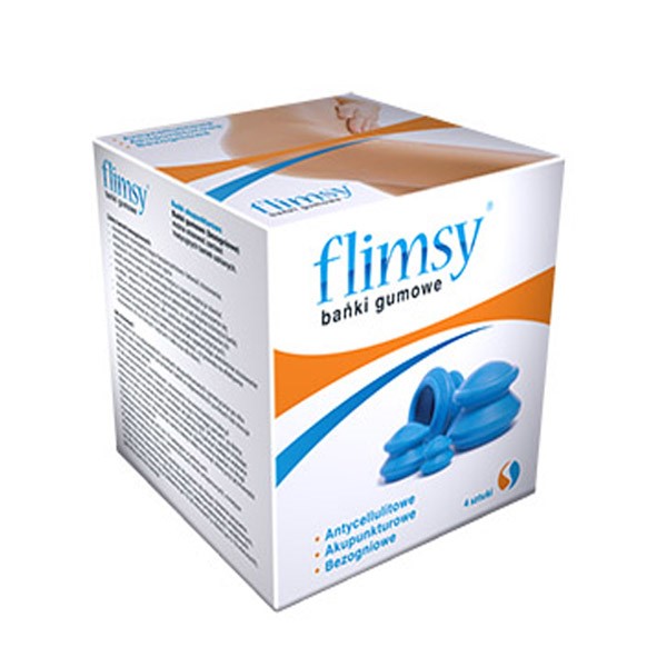 NIEAKTUALNE Bańki chińske gumowe Flimsy 4 szt. Aura Herbals
