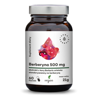 Berberyna 500 mg (Berberies aristata) - 60 kapsułek wegańskich Aura Herbals