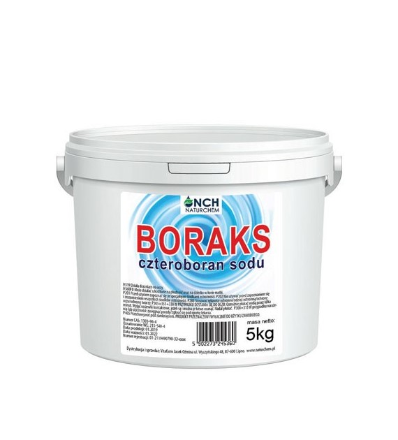 Boraks 5kg (Czteroboran sodu dziesięciowodny)