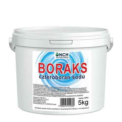 Boraks 5kg (Czteroboran sodu dziesięciowodny)