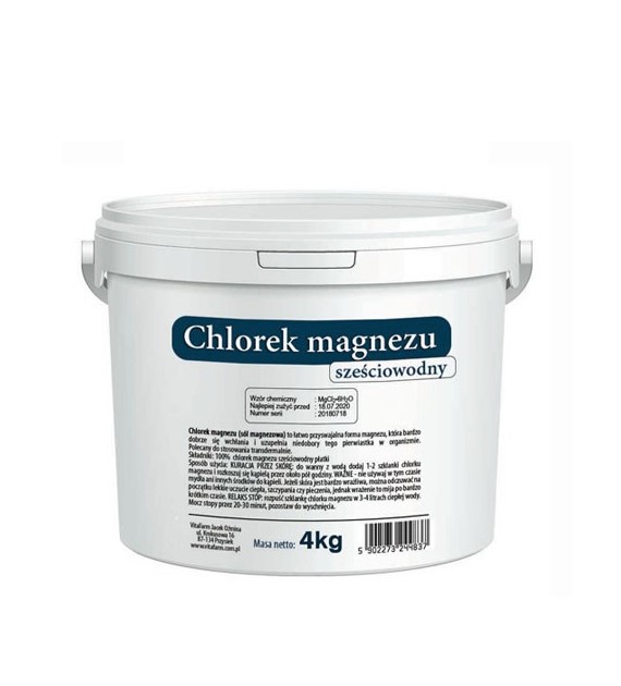 Chlorek magnezu płatki 4kg