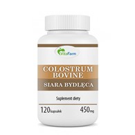 Colostrum bovine (siara bydlęca) kapsułki pullulan 450 mg 120 szt.