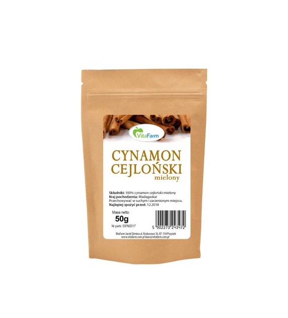 Cynamon cejloński mielony 50g