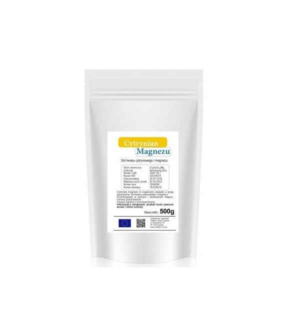 Cytrynian magnezu 500g