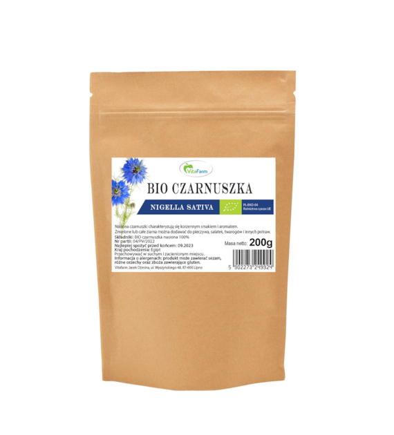 Czarnuszka ziarno BIO 200g (PL-EKO-04)