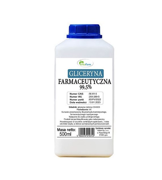 Gliceryna farmaceutyczna 99,5% 500ml