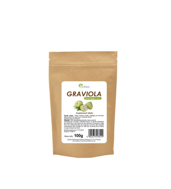 Graviola 100g ekstrakt z owocu 10:1