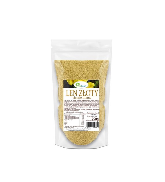 Len złoty mielony 250g