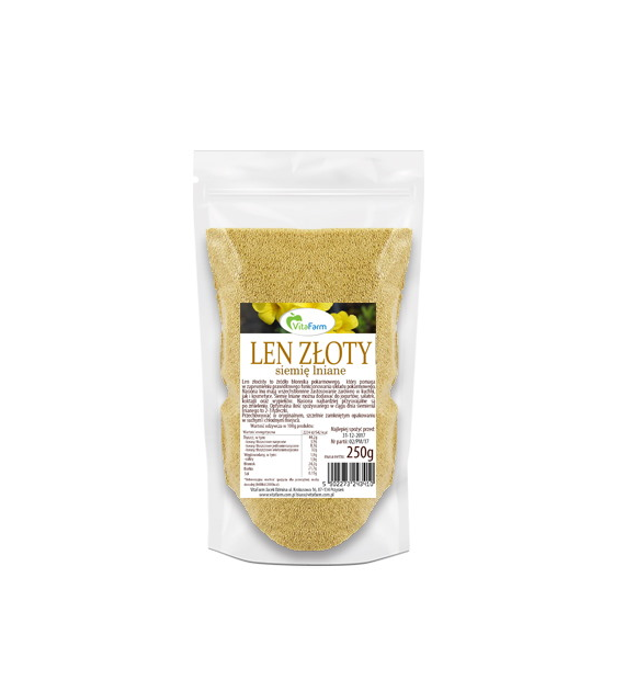 Len złoty mielony 250g