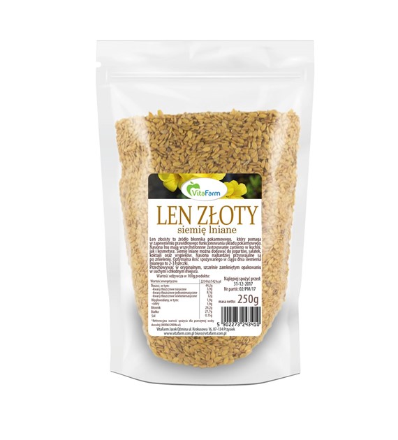 Len złoty nasiona 250g