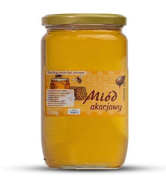 Miód akacjowy 950 g BARĆ