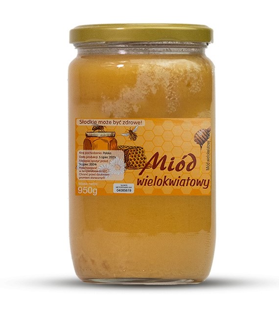 Miód wielokwiatowy 950g BARĆ