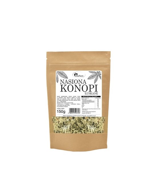 Nasiona konopi łuskane 150g