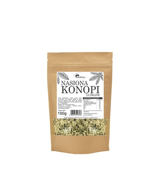 Nasiona konopi łuskane 150g