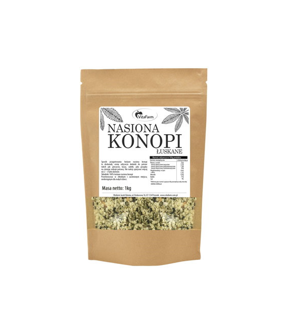 Nasiona konopi łuskane 1kg