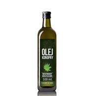 Olej konopny 500ml szkło