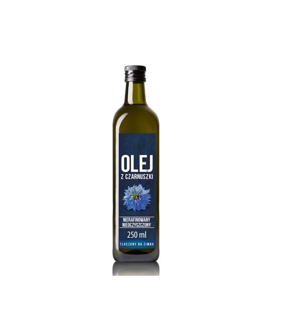 Olej z czarnuszki siewnej 250ml szkło