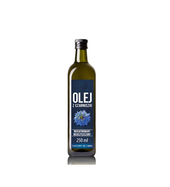 Olej z czarnuszki siewnej 250ml szkło