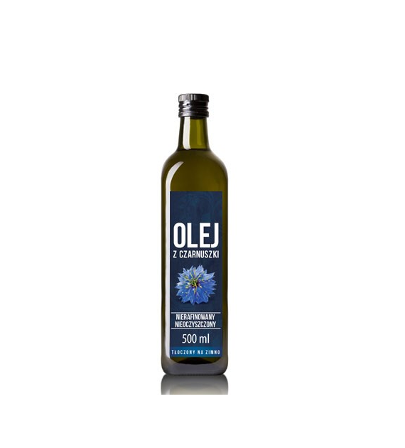 Olej z czarnuszki siewnej 500ml szkło