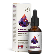 Resvadrop - Resweratrol - krople 30 ml Aura Herbals