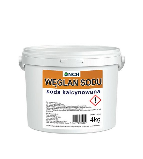 Soda kalcynowana (węglan sodu) 4 kg