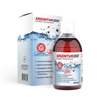 Srebro koloidalne Argentum 200 (50 ppm) tonik 500 ml Aura Herbals