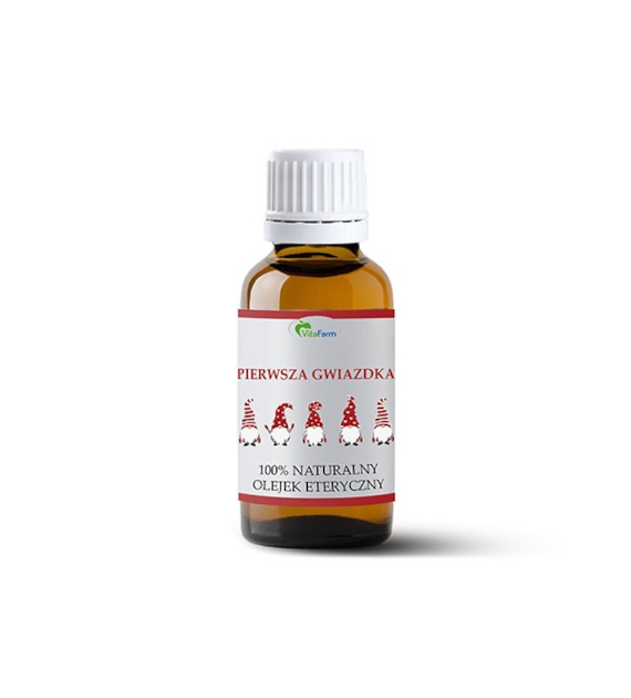 Olejek eteryczny PIERWSZA GWIAZDKA 10ml (pomarańcza, sosna, cynamon, goździk)