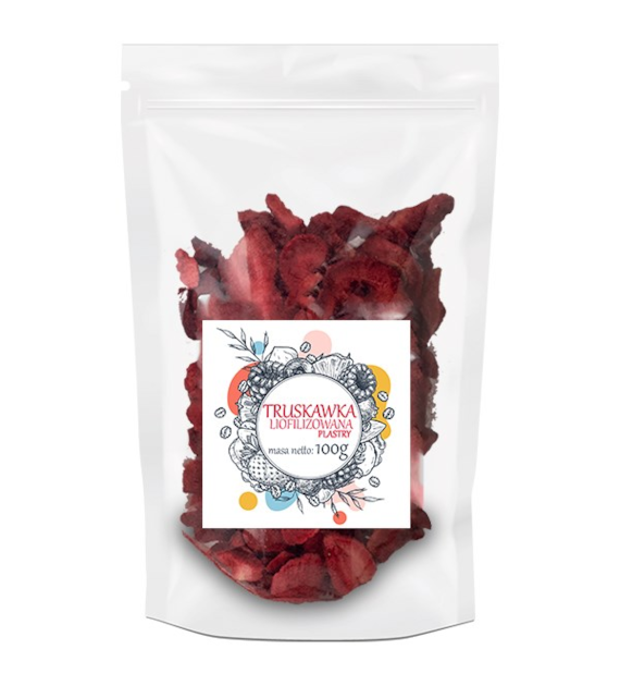 Truskawka liofilizowana plastry 100 g