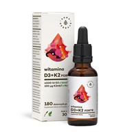 Witamina D3 (4000IU)+K2MK7 Forte - krople 30 ml Aura Herbals