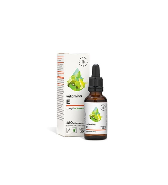 Witamina E - krople 30 ml Aura Herbals