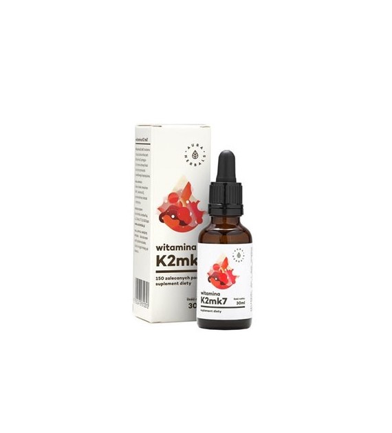 Witamina K2MK7 - krople 30 ml Aura Herbals