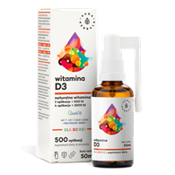 Witamina D3 dla dzieci, MCT, aerozol 50ml Aura Herbals