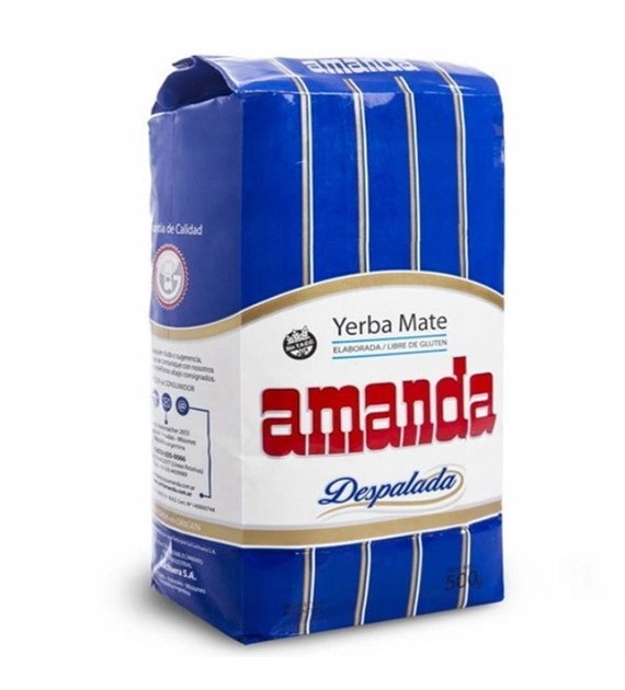 Amanda Despalada niebieska 500g Yerba mate